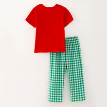 Load image into Gallery viewer, Christmas Tree Boy Smocked Embroider Set
