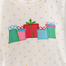 Load image into Gallery viewer, Christmas Ruffle White Shirt

