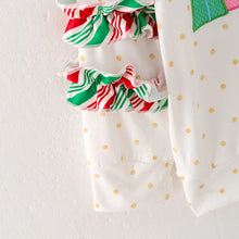 Load image into Gallery viewer, Christmas Ruffle White Shirt
