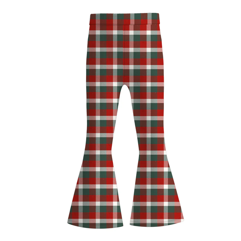 Christmas Bell Bottom Pants