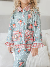 Load image into Gallery viewer, Kid Holly Berry Pocket Christmas Pjs
