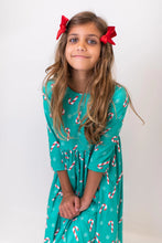 Load image into Gallery viewer, Christmas Candy Cane Dress
