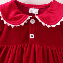 Load image into Gallery viewer, Red Velvet PJ Dress
