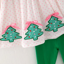 Load image into Gallery viewer, Pink Christmas Tree MC  Pant Set
