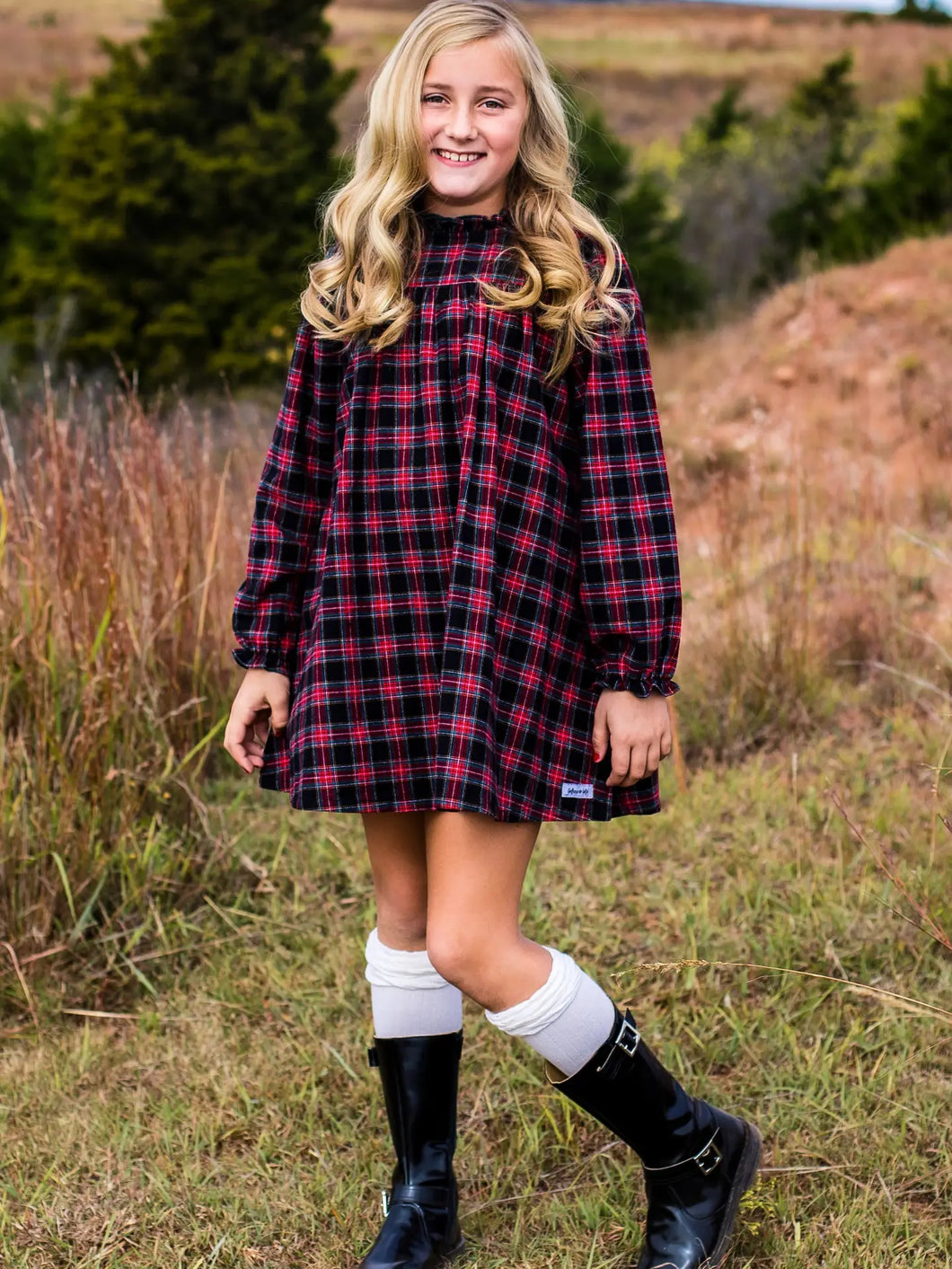 Holiday Plaid Dress