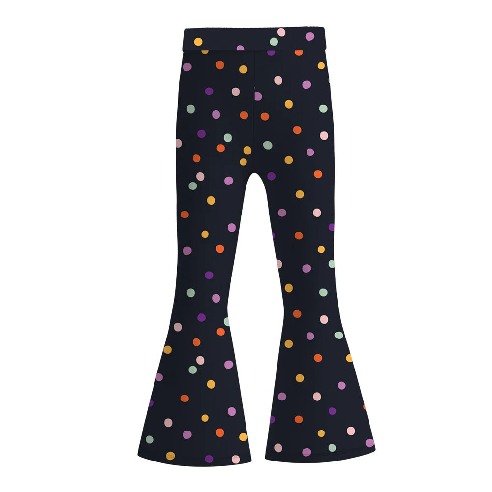 Black Dot Bell Pants