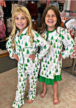 Load image into Gallery viewer, Christmas Tree Print PJ Set
