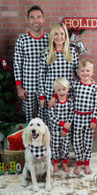Load image into Gallery viewer, Gingham Black and White PJ Set Kid
