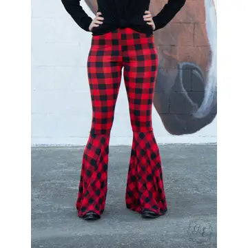 Buffalo PLaid  Flare Pants