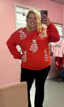 Load image into Gallery viewer, Red Christmas Tree Cake Sweatshirt
