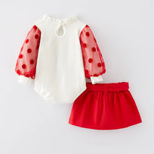 Load image into Gallery viewer, Merry Christmas Romper with Skirt
