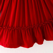 Load image into Gallery viewer, Red Smocked Dress
