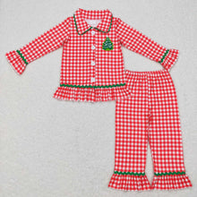 Load image into Gallery viewer, Christmas Red  Plaid PJ
