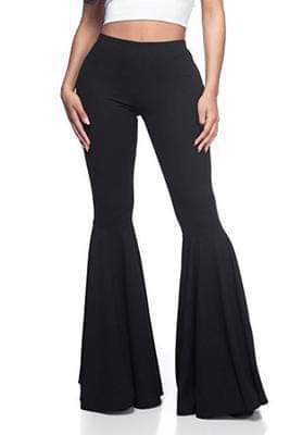 Adult Black Bell Bottoms