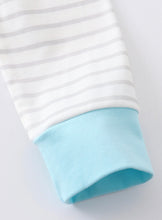 Load image into Gallery viewer, Blue Christmas Tree Stripe Boy Set
