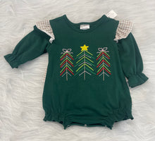 Load image into Gallery viewer, Green Christmas tree Embroider Bubble
