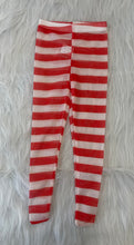 Load image into Gallery viewer, Red And White Stripe Mesh Leggins
