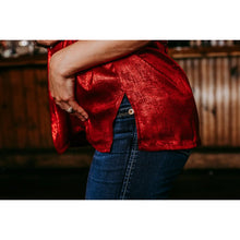 Load image into Gallery viewer, Metallic Red Adult Shirt
