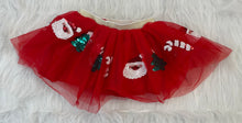 Load image into Gallery viewer, Red Christmas Sequin tutu Skirt

