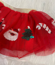 Load image into Gallery viewer, Red Christmas Sequin tutu Skirt
