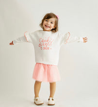 Load image into Gallery viewer, Pink Candy Cane Ruffle Skirt Set
