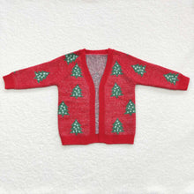Load image into Gallery viewer, Christmas Tree Sweater Cardigan

