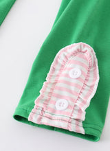 Load image into Gallery viewer, Pink Christmas Tree Embroider Stripe
