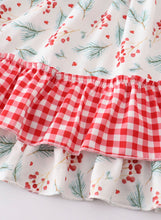 Load image into Gallery viewer, Christmas Holly Print Dress
