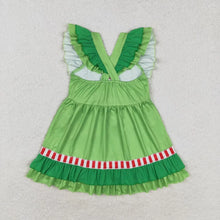 Load image into Gallery viewer, Green Ruffled  Heart Dress
