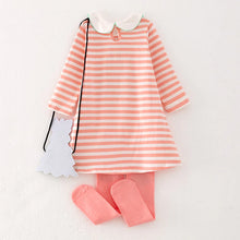 Load image into Gallery viewer, Christmas Stripe Dress with Bag and Scoks
