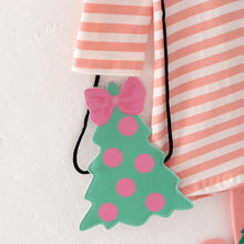 Load image into Gallery viewer, Christmas Stripe Dress with Bag and Scoks
