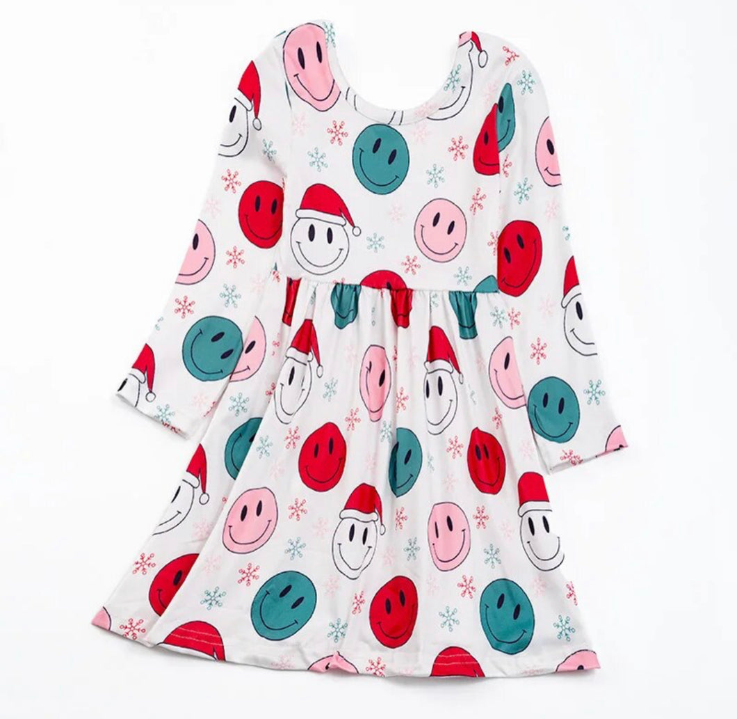 Smiley Face Christmas Dress