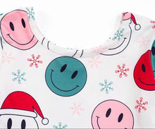 Load image into Gallery viewer, Smiley Face Christmas Dress
