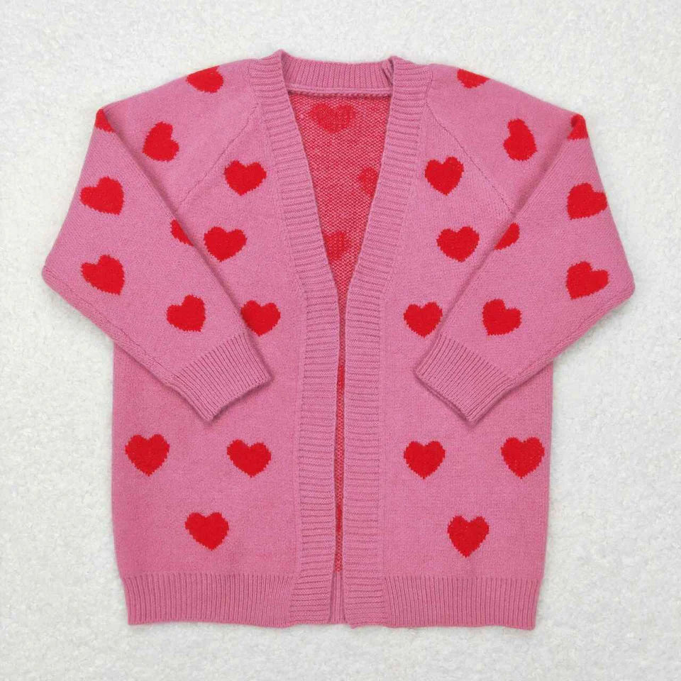 Pink Sweater Cardigan