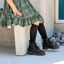 Load image into Gallery viewer, LSC Black lace  Knee High
