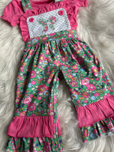 Load image into Gallery viewer, Pink Liberty Overall Set
