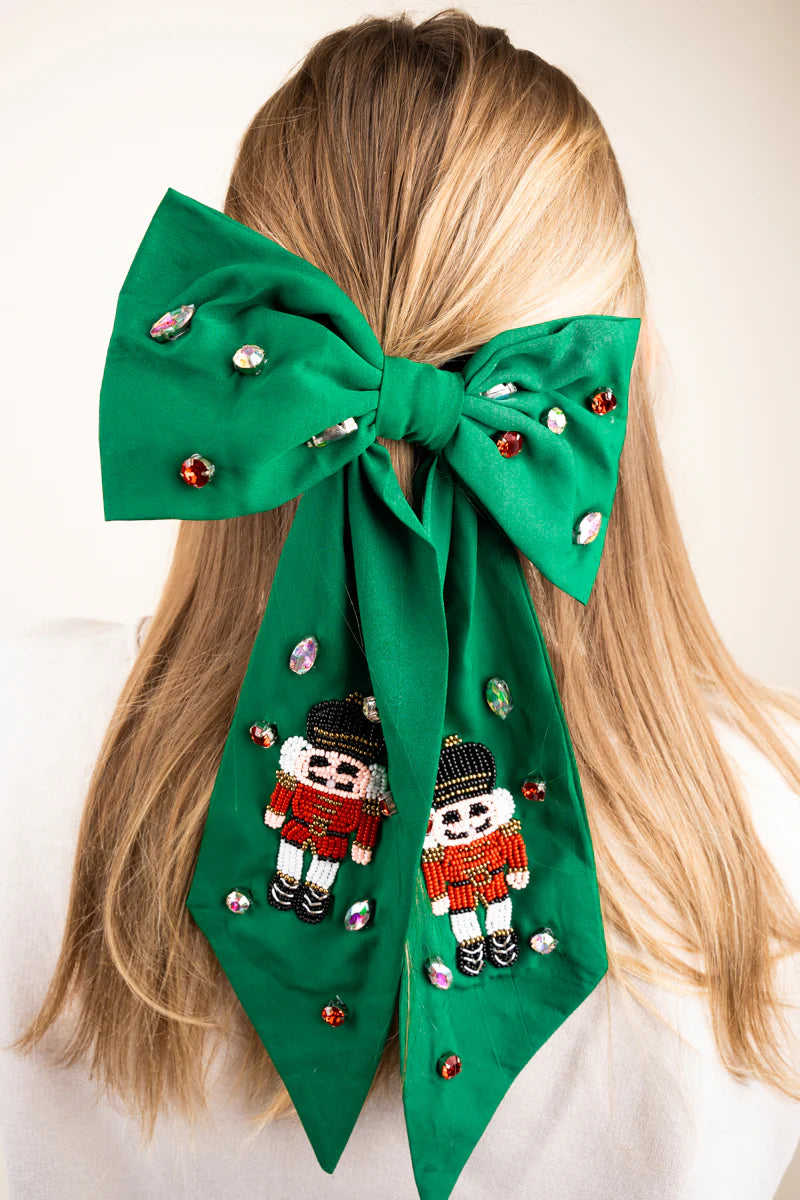 Christmas Bead Seed Long Bow