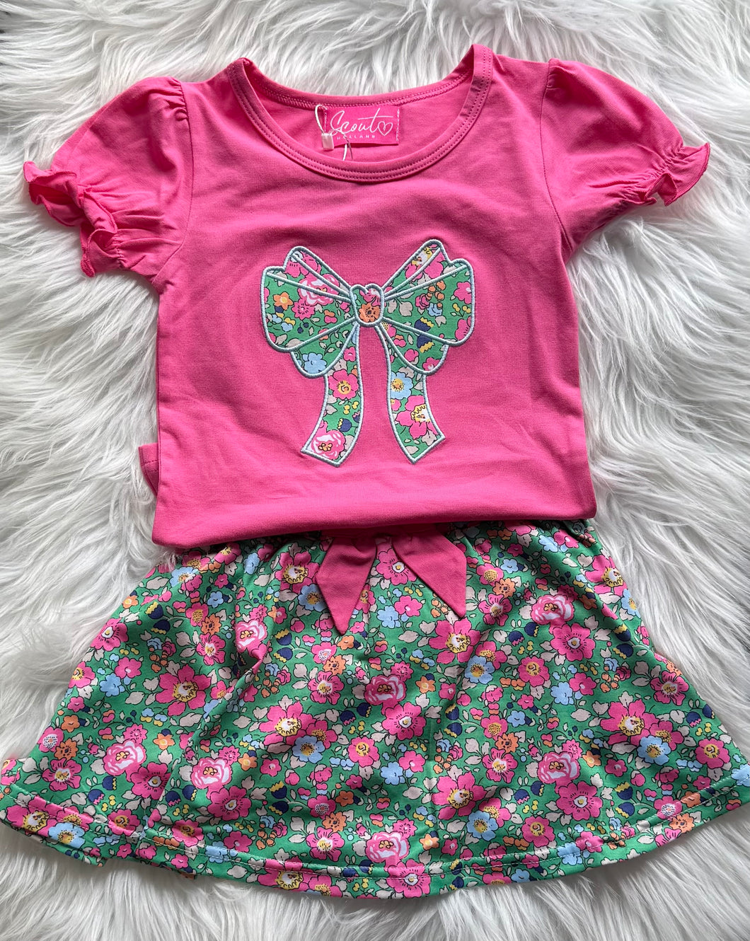 Pink Liberty Skirt Set