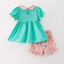 Load image into Gallery viewer, Easter Bunny Floral Short Set
