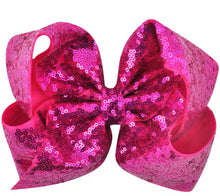 Load image into Gallery viewer, 8 inch Sequin Bows
