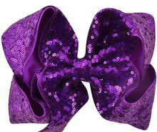 Load image into Gallery viewer, 8 inch Sequin Bows
