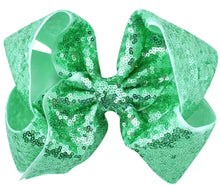 Load image into Gallery viewer, 8 inch Sequin Bows
