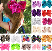 Load image into Gallery viewer, 8 inch Sequin Bows
