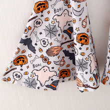 Load image into Gallery viewer, Orange Raglan Halloween Pant Set
