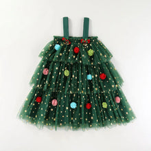 Load image into Gallery viewer, Christmas Tree Dress- Green
