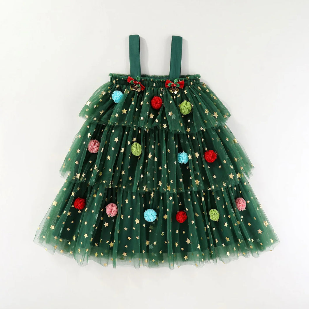 Christmas Tree Dress- Green