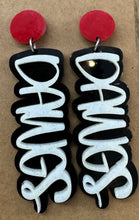 Load image into Gallery viewer, School Pride Circle Earrings
