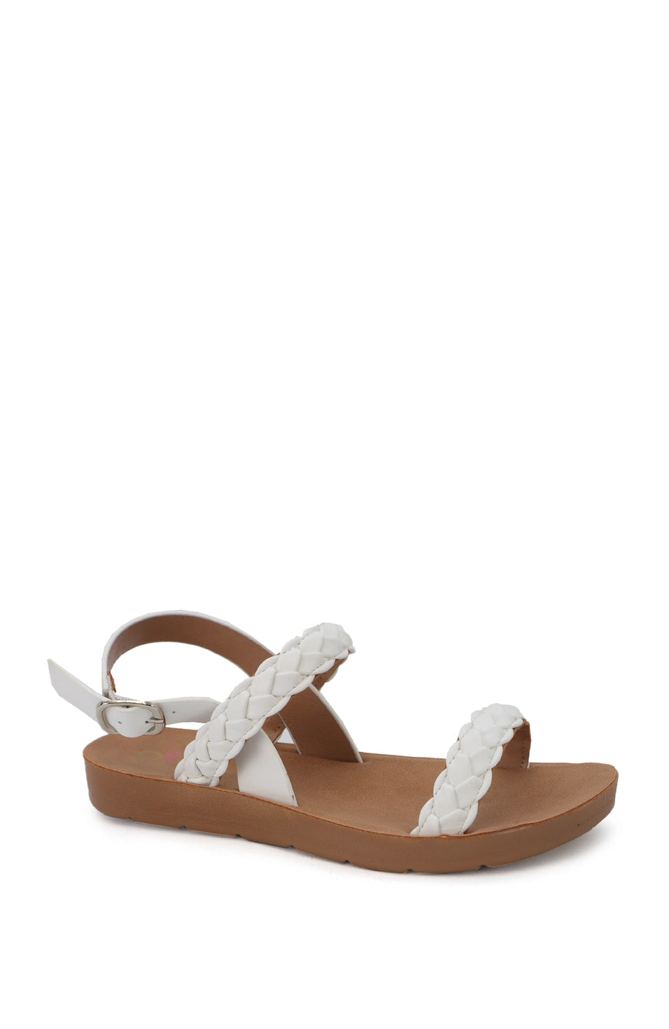 White Yoki Sandals